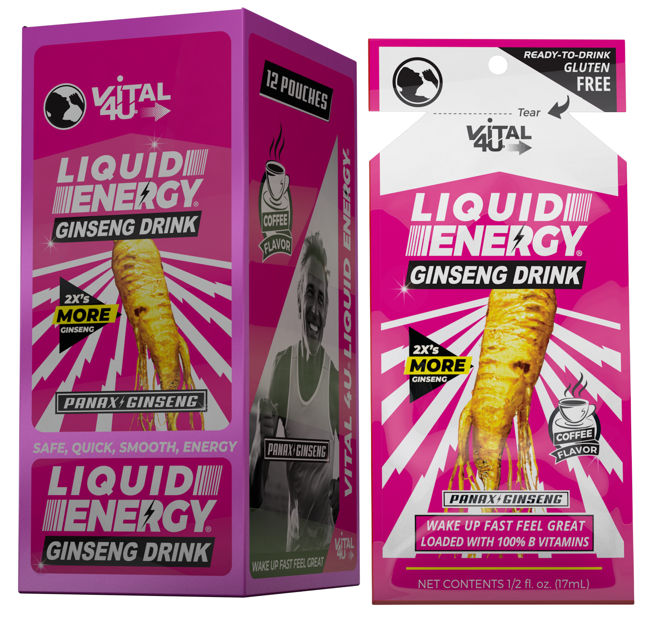 Liquid Energy® Ginseng Drink Coffee