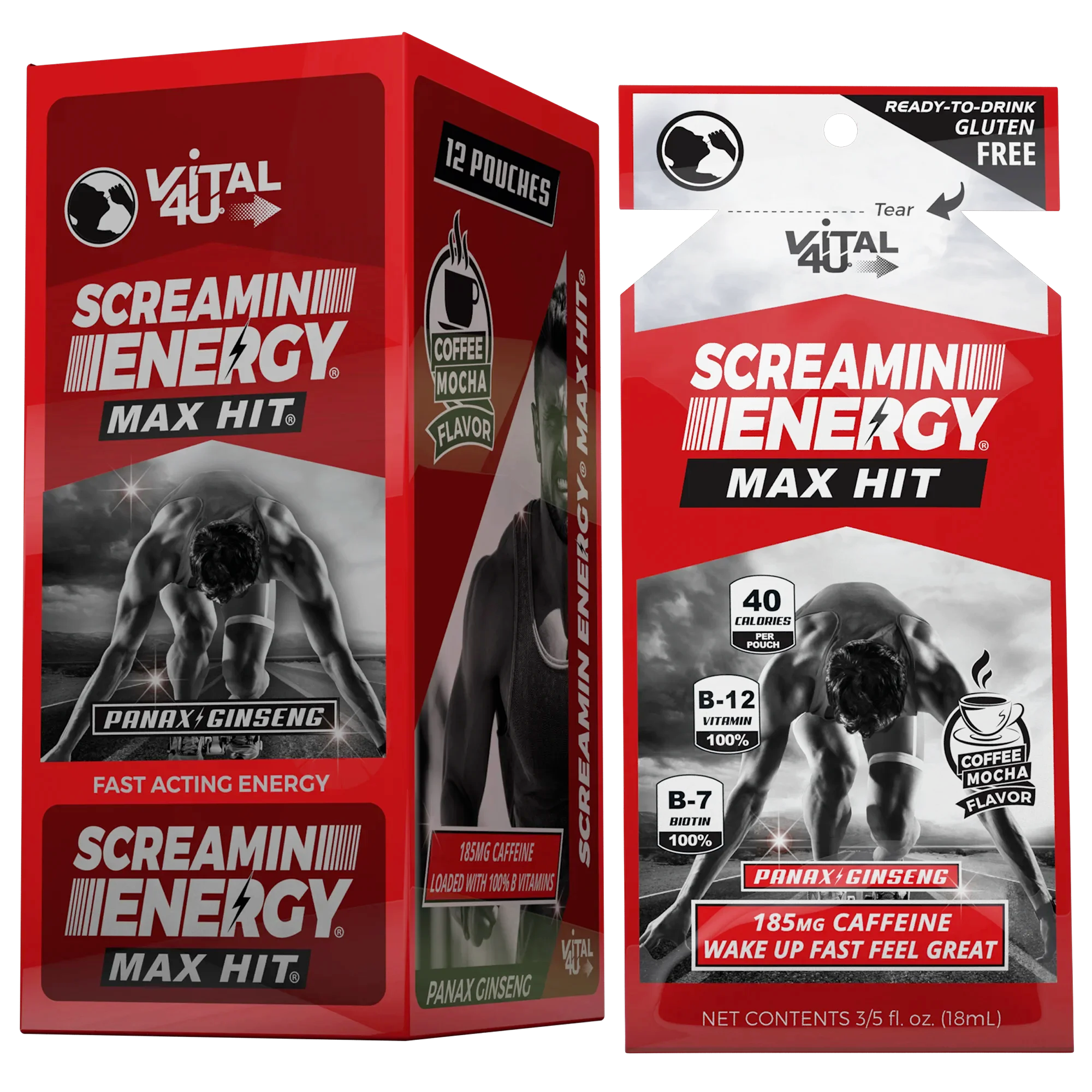 Screamin Energy® Max Hit® Coffee Mocha